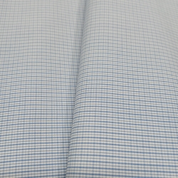 Algodon Cuadro Celeste 0